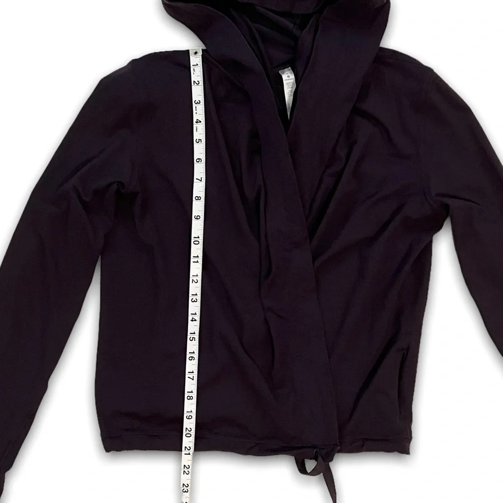Lululemon Ready To Rulu Wrap Hooded Jacket 6/Small Boysenberry Dark Purple Yoga - Picture 13 of 16